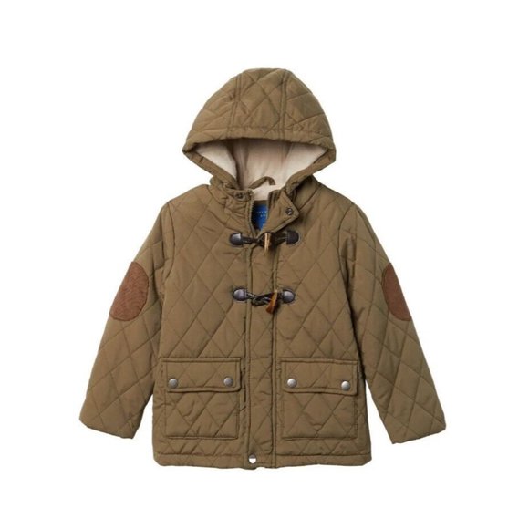 Perry Ellis Other - Perry Ellis Sueded Microfiber Quilted Toggle Coat sz 2T NEW $85